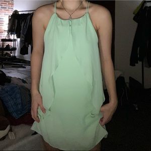 Glam Doll mint flowy dress